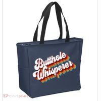 Butthole Whisperer Sarcastic Jokes Retro Tote Bag thumb 2