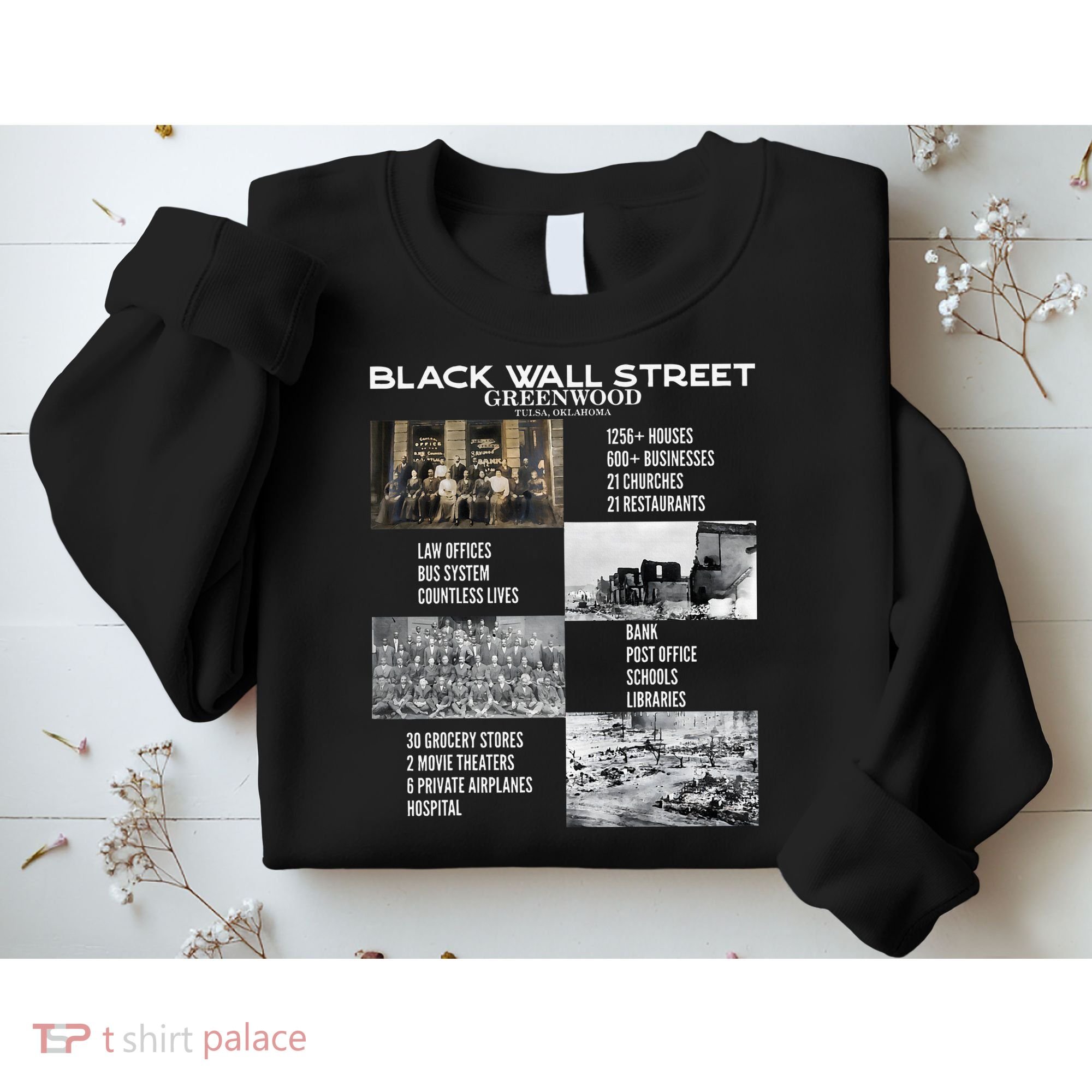 Black Wall Street African American Black History And Legacy Sweatshirt