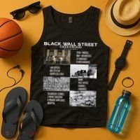 Black Wall Street African American Black History And Legacy Tank Top thumb 4