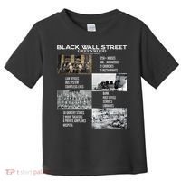 Black Wall Street African American Black History And Legacy Toddler T-Shirt thumb 0