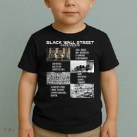 Black Wall Street African American Black History And Legacy Toddler T-Shirt thumb 2
