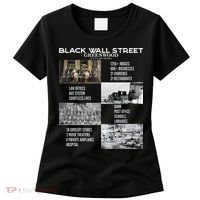 Black Wall Street African American Black History And Legacy Women's T-Shirt thumb 0