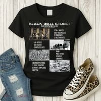 Black Wall Street African American Black History And Legacy Women's T-Shirt thumb 3