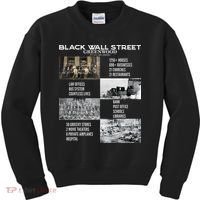 Black Wall Street African American Black History And Legacy Kids Sweatshirt thumb 0