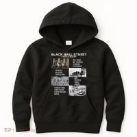 Black Wall Street African American Black History And Legacy Kids Hoodie thumb 0