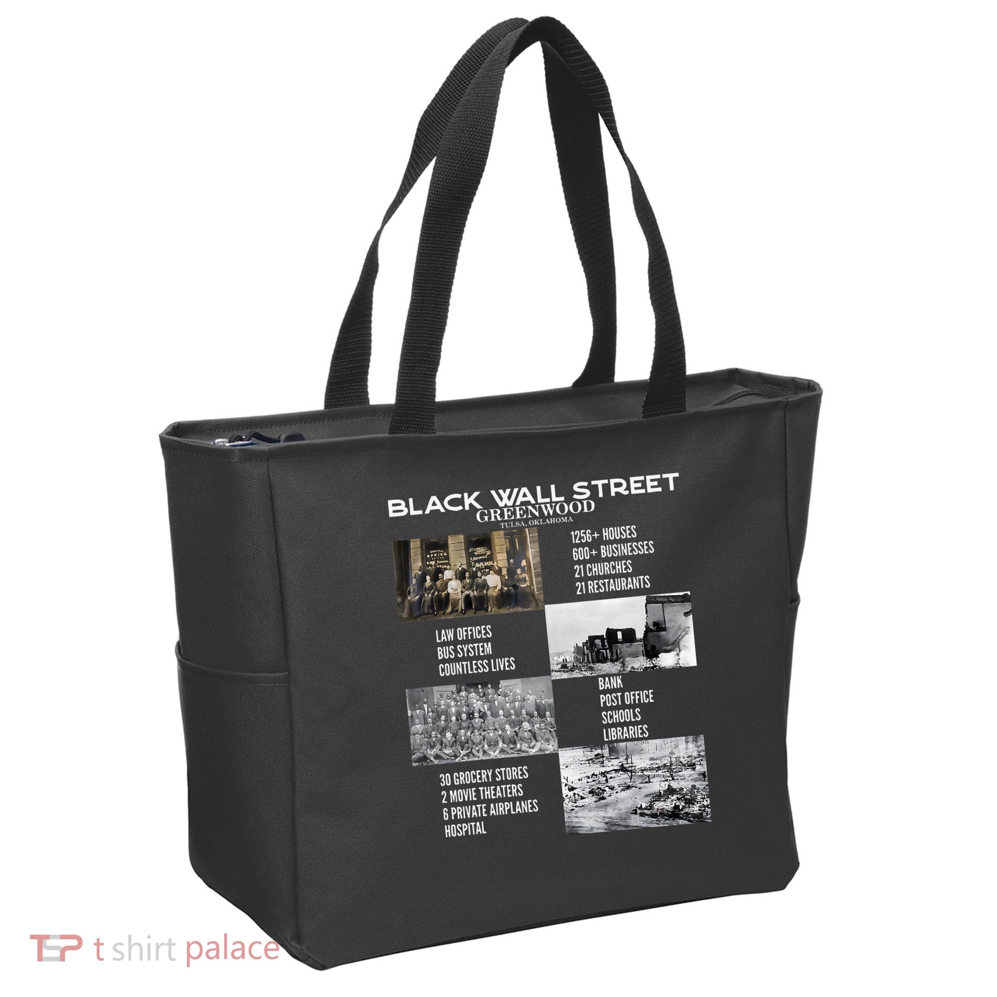 Black Wall Street African American Black History And Legacy Tote Bag