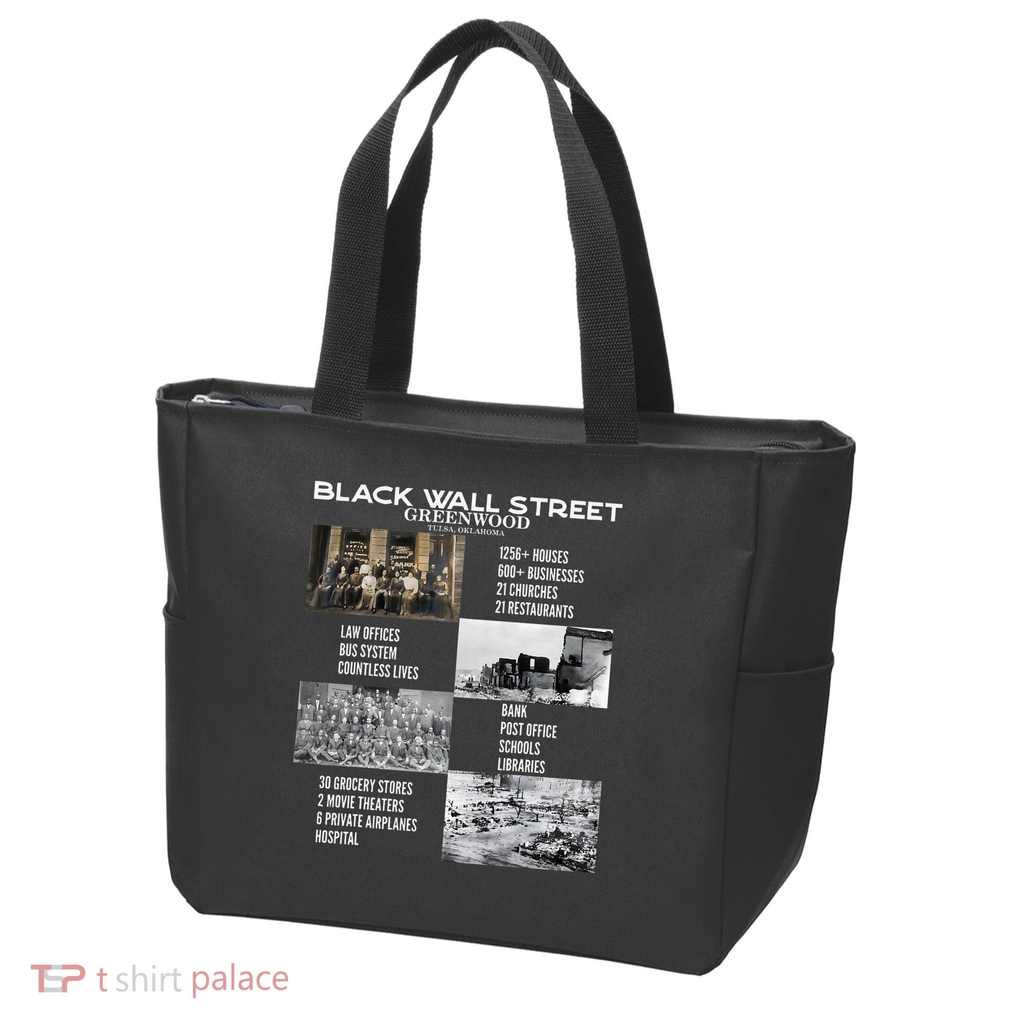 Black Wall Street African American Black History And Legacy Tote Bag
