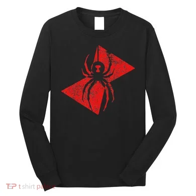 Black Widow Spider Gift Long Sleeve Shirt