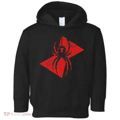 Black Widow Spider Gift Toddler Hoodie