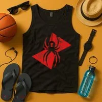 Black Widow Spider Gift Tank Top thumb 4