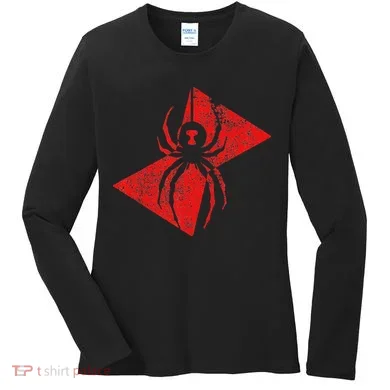 Black Widow Spider Gift Women's Long Sleeve Shirt