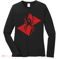 Black Widow Spider Gift Women's Long Sleeve Shirt thumb 0