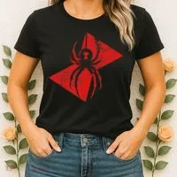 Black Widow Spider Gift Women's T-Shirt thumb 2