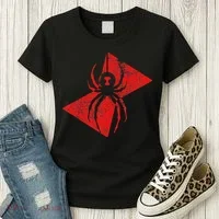 Black Widow Spider Gift Women's T-Shirt thumb 3