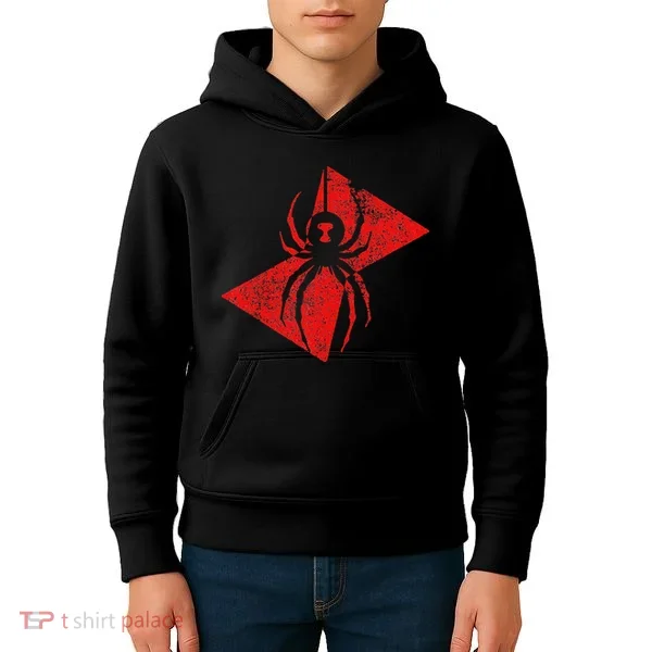 Black Widow Spider Gift Kids Hoodie