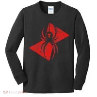Black Widow Spider Gift Kids Long Sleeve Shirt thumb 0