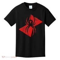 Black Widow Spider Gift Kids T-Shirt thumb 0