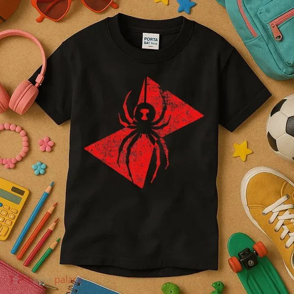 Black Widow Spider Gift Kids T-Shirt