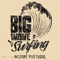 Big Wave Surfing Nazaré Portugal Surfer Surf Tote Bag thumb 4