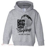 Big Wave Surfing Nazaré Portugal Surfer Surf Toddler Hoodie thumb 0