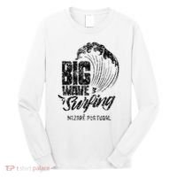 Big Wave Surfing Nazaré Portugal Surfer Surf Long Sleeve Shirt thumb 0