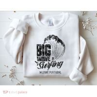 Big Wave Surfing Nazaré Portugal Surfer Surf Sweatshirt thumb 2
