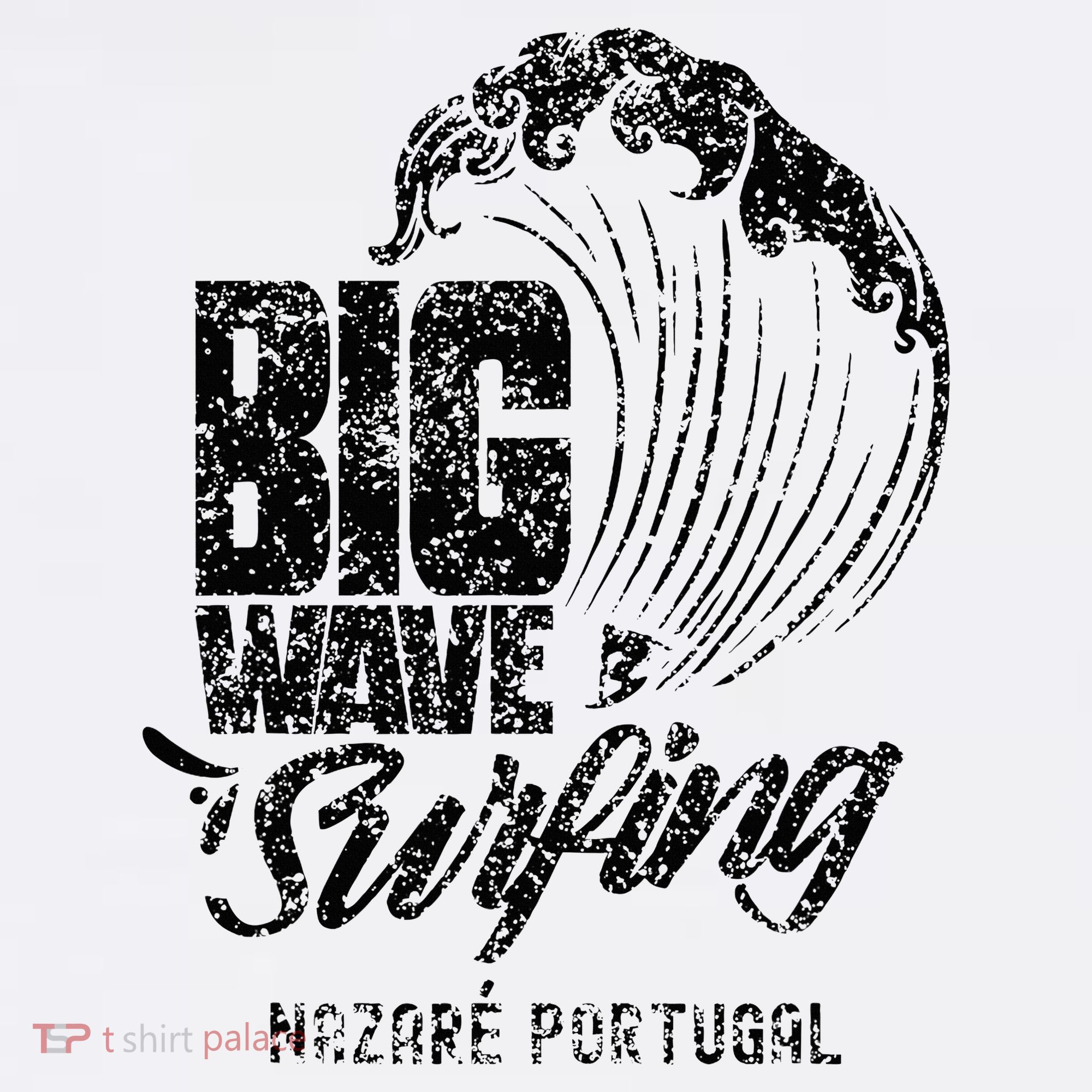 Big Wave Surfing Nazaré Portugal Surfer Surf Women's Hoodie