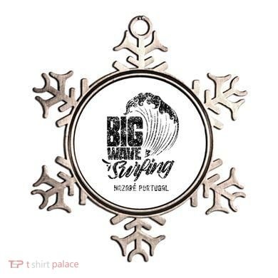 Big Wave Surfing Nazaré Portugal Surfer Surf Ornament
