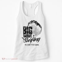 Big Wave Surfing Nazaré Portugal Surfer Surf Women's Tank Top thumb 0