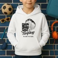 Big Wave Surfing Nazaré Portugal Surfer Surf Kids Hoodie thumb 2