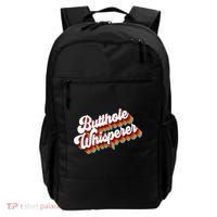 Butthole Whisperer Sarcastic Jokes Retro Backpack thumb 0