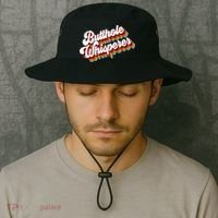 Butthole Whisperer Sarcastic Jokes Retro Bucket Hat thumb 2