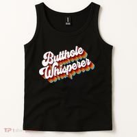 Butthole Whisperer Sarcastic Jokes Retro Tank Top thumb 2