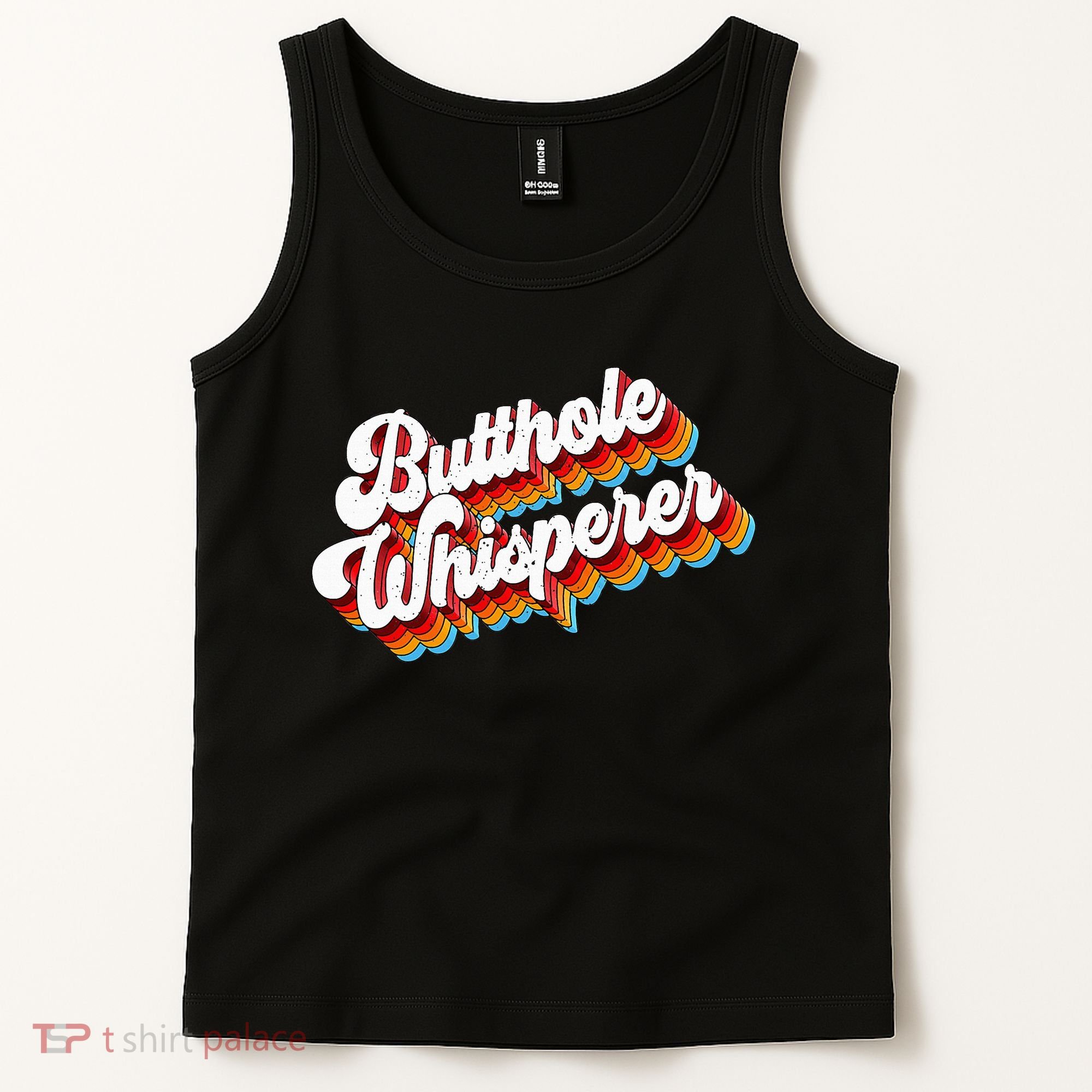 Butthole Whisperer Sarcastic Jokes Retro Tank Top
