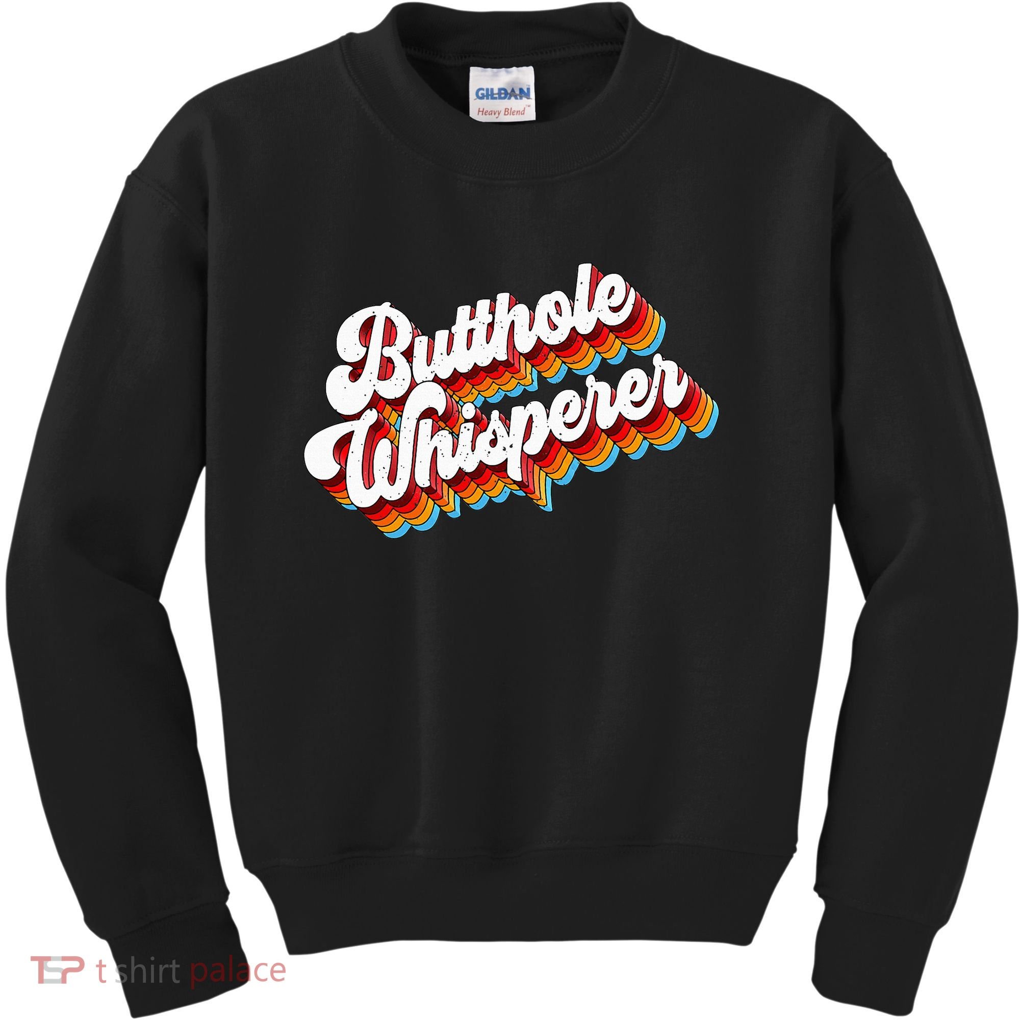 Butthole Whisperer Sarcastic Jokes Retro Kids Sweatshirt