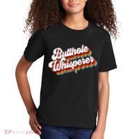 Butthole Whisperer Sarcastic Jokes Retro Kids T-Shirt thumb 2