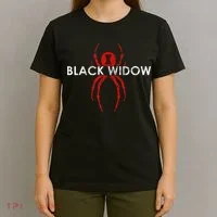 Black Widow Spider Gift T-Shirt thumb 4