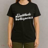 Butthole Whisperer Sarcastic Jokes Retro Funny T-Shirt thumb 4