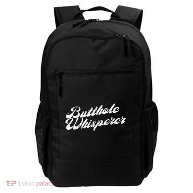 Butthole Whisperer Sarcastic Jokes Retro Funny Backpack