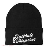 Butthole Whisperer Sarcastic Jokes Retro Funny Beanie thumb 0