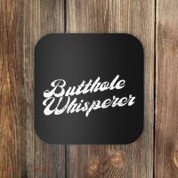 Butthole Whisperer Sarcastic Jokes Retro Funny Coaster thumb 0