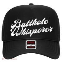 Butthole Whisperer Sarcastic Jokes Retro Funny Hat thumb 0
