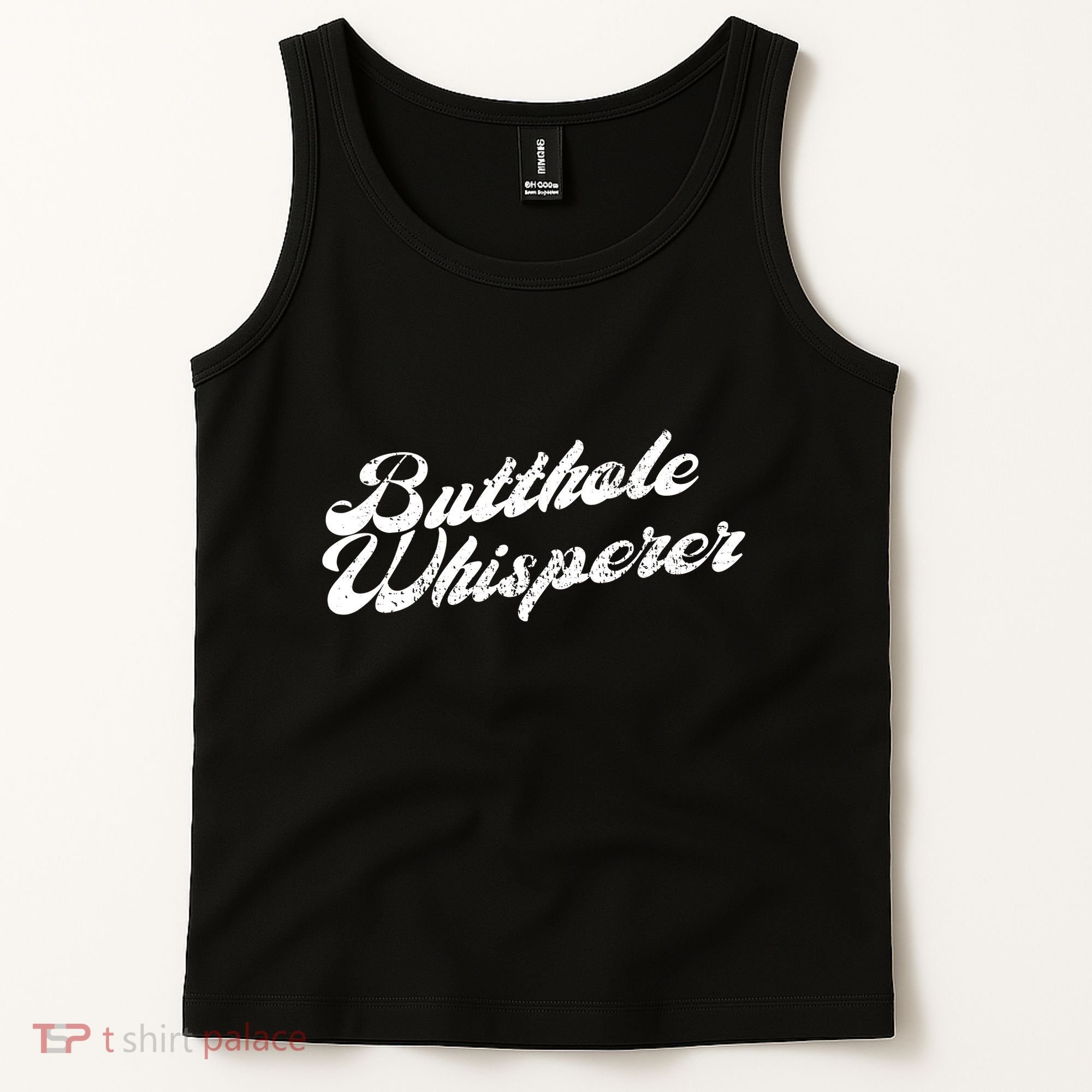 Butthole Whisperer Sarcastic Jokes Retro Funny Tank Top