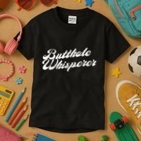 Butthole Whisperer Sarcastic Jokes Retro Funny Kids T-Shirt thumb 3