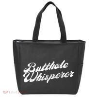 Butthole Whisperer Sarcastic Jokes Retro Funny Tote Bag thumb 0