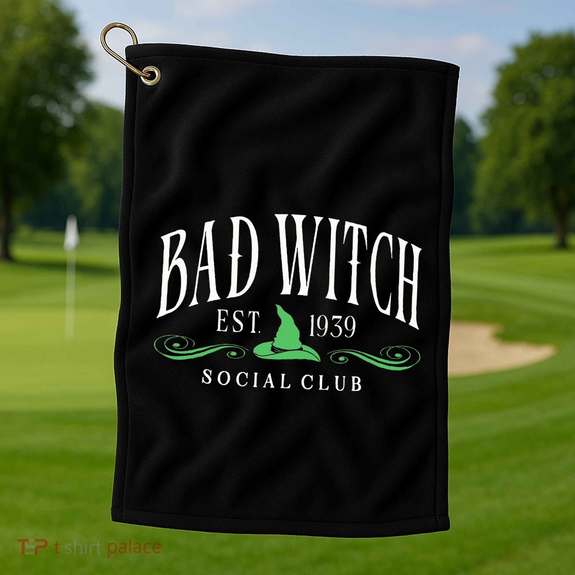 Bad Witch Social Club Golf Towel
