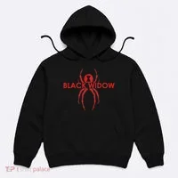 Black Widow Spider Gift Hoodie thumb 0