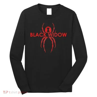 Black Widow Spider Gift Long Sleeve Shirt