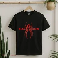 Black Widow Spider Gift T-Shirt thumb 2