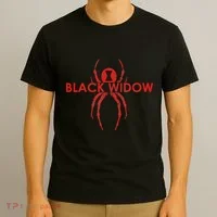 Black Widow Spider Gift T-Shirt thumb 3